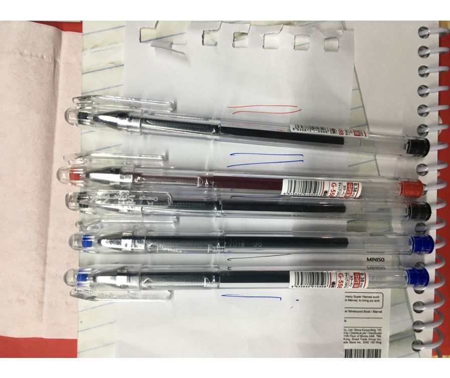 0.38MM Gel Pen (5 PCS)