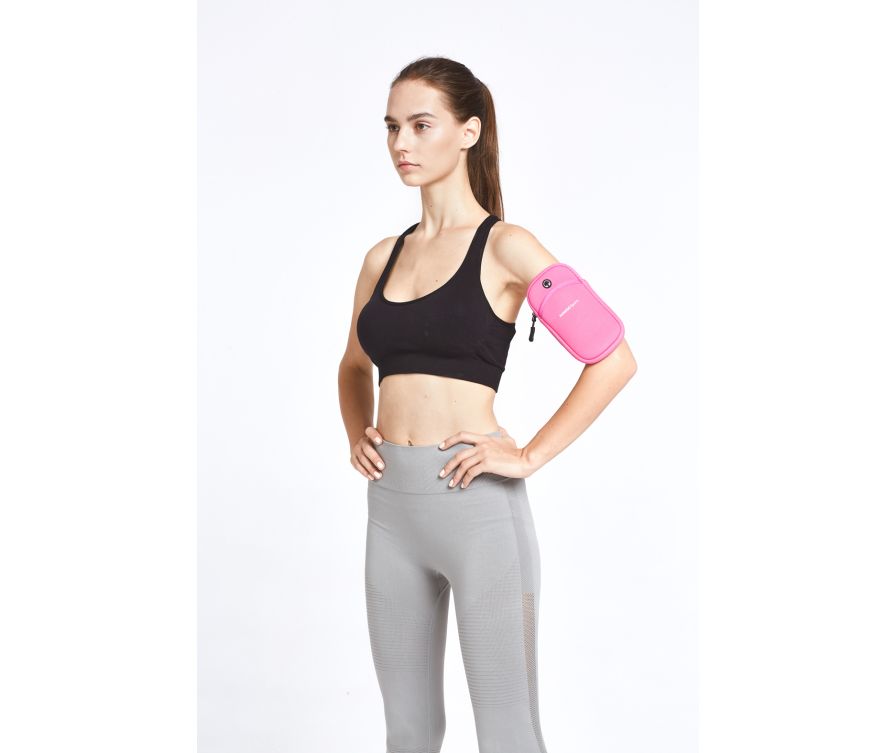 MINISO Sports-Arm Band with Double Pockets(Green)