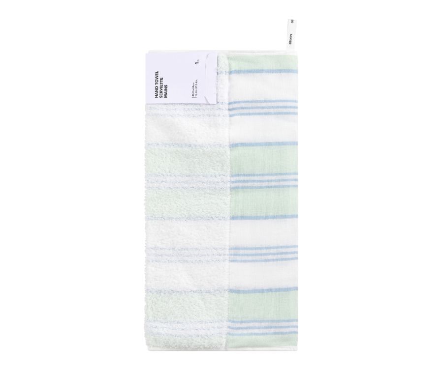 Хлопковое полотенце для рук (зеленое)
