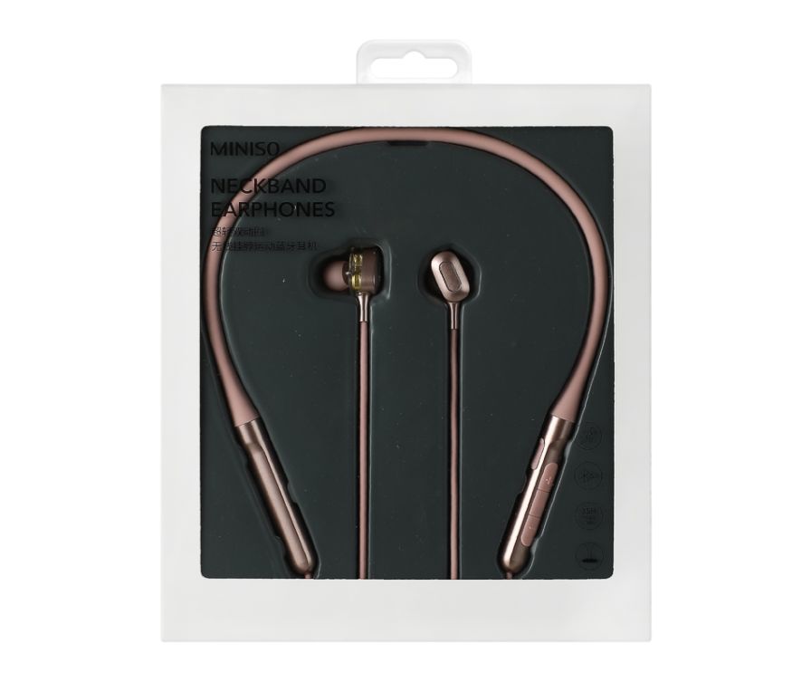 Dual Dynamic Driver Wireless Neckband Sports Earbuds Model: TB19 (Pink)