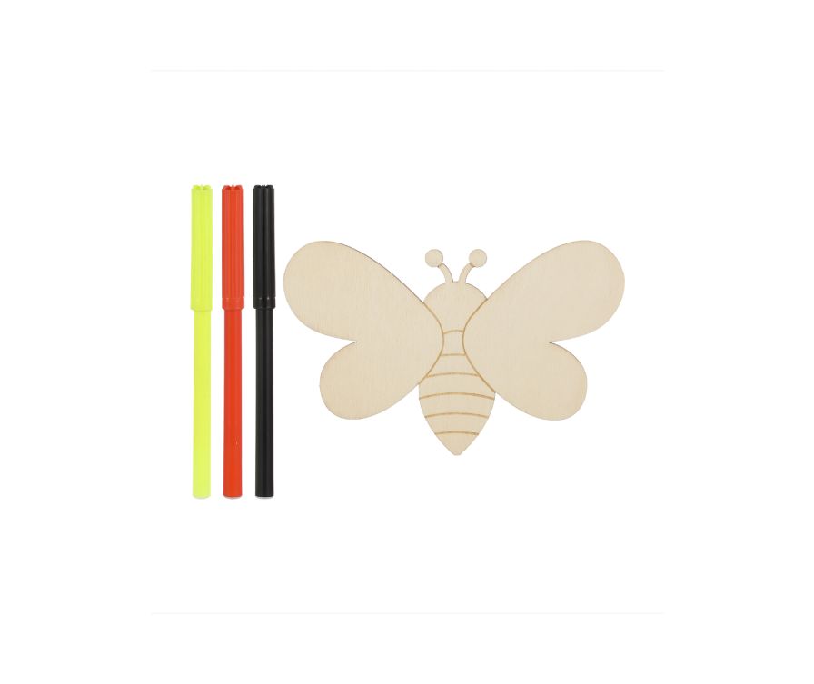 Wooden Coloring Set (Flying Bee)