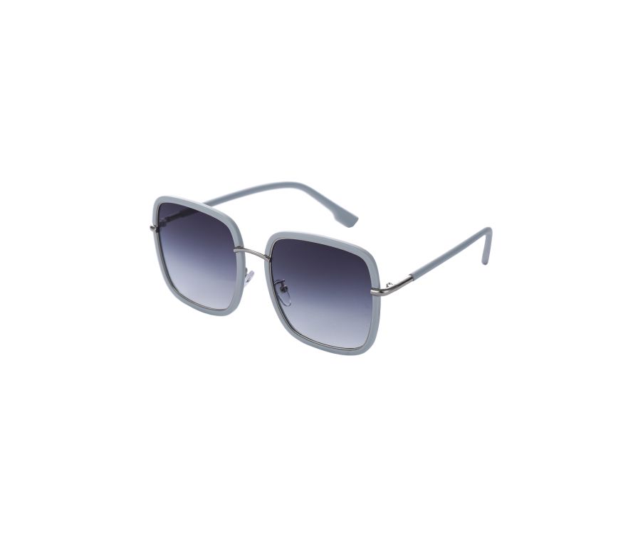 Simplistic Series Sunglasses with Polished Texture (Gray)