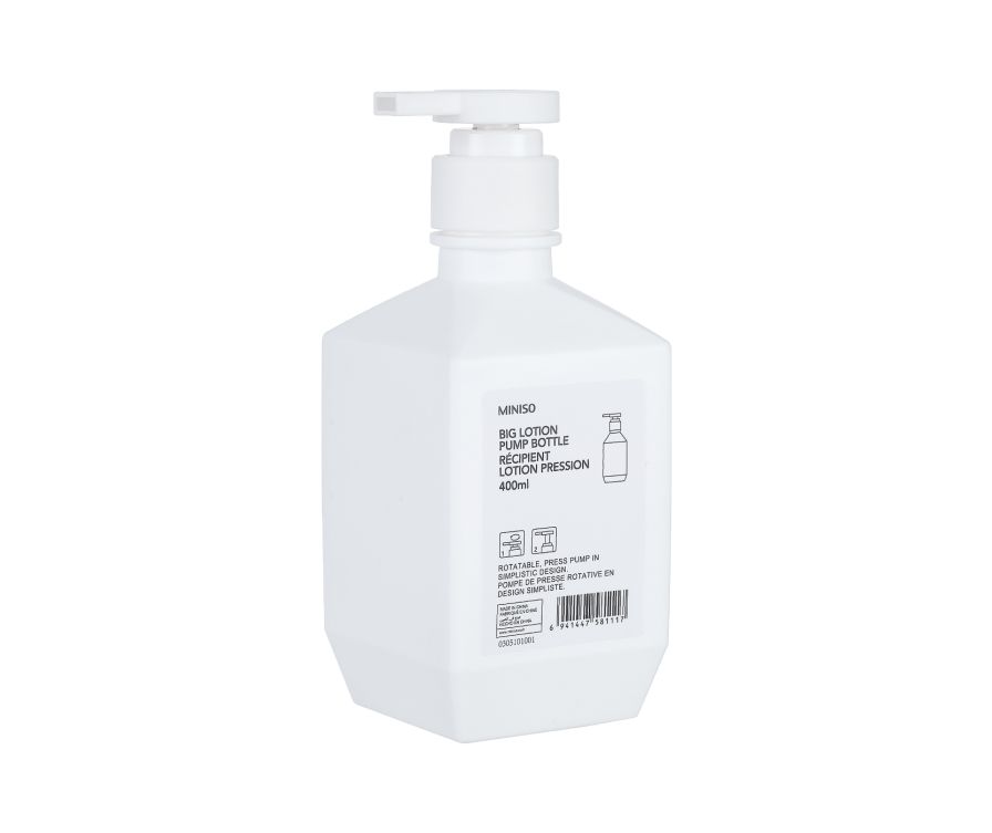 Large Press-type Lotion Container 400ml