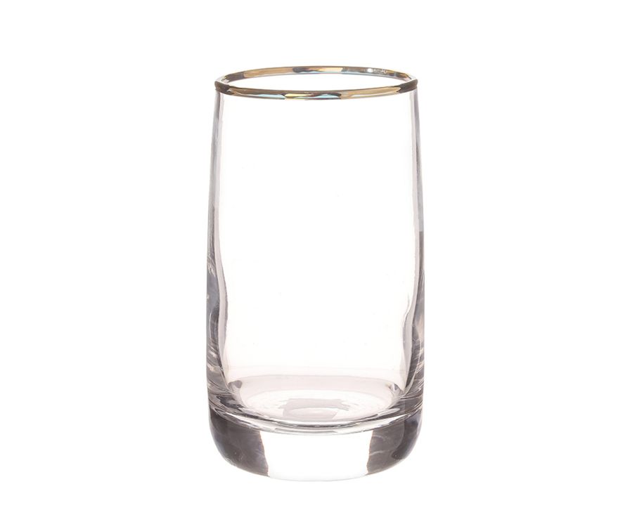 Glass with Gold Mouth-270mL