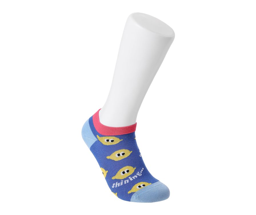 Fruity fairy Women's Ankle Low-Cut Socks (2 Pairs) (Blue)