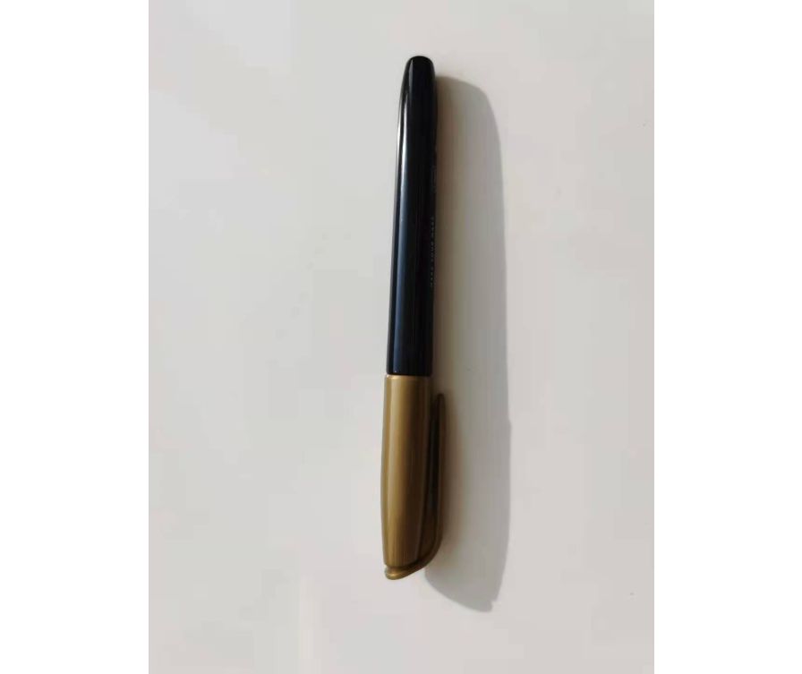 1.0mm Thick Barrel Metallic Marker (Gold)