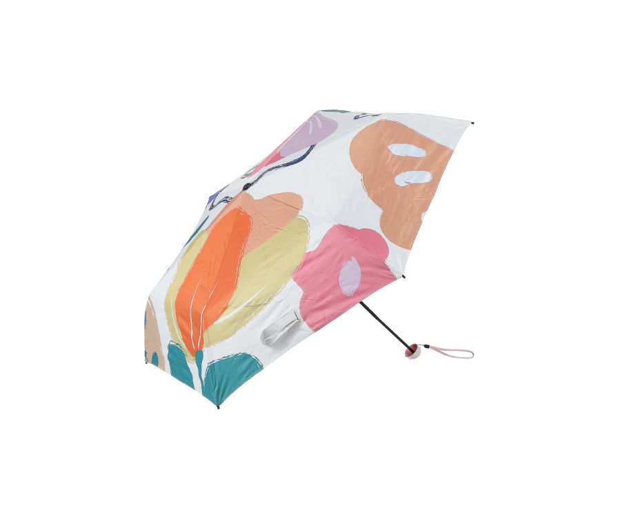 Flowers Pattern Light Sunscreen Umbrella(Orange)