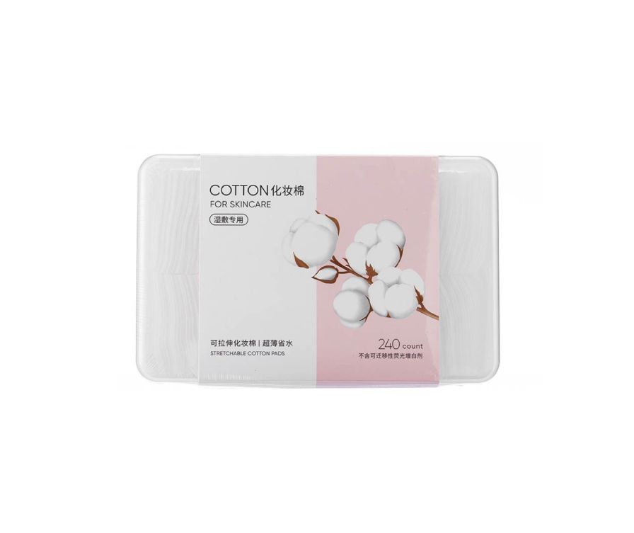 MINISO Stretchy Toner Mask Cotton Pads (240 Count in Container)